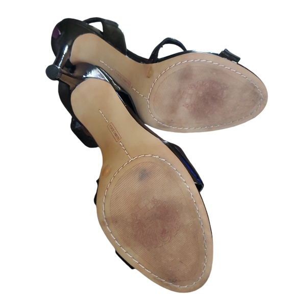 Vince Camuto strappy sandals patent material size 10 - Picture 3 of 8